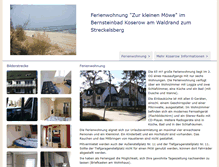 Tablet Screenshot of fewo-usedom-koserow.info